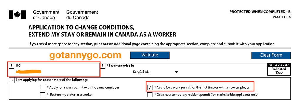 how to apply for work permit canada 